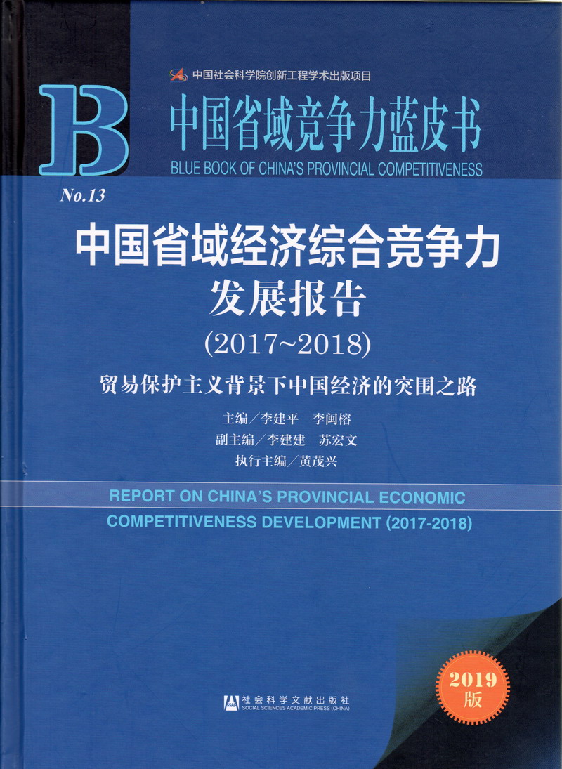 看大骚逼逼喷中国省域经济综合竞争力发展报告（2017-2018）